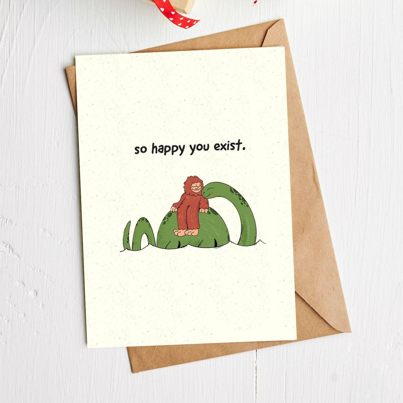 Greeting Card | "So happy you exist"