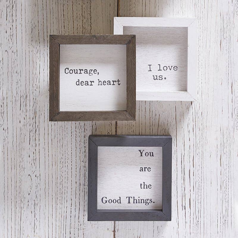 Framed Art | You Are the Good Things