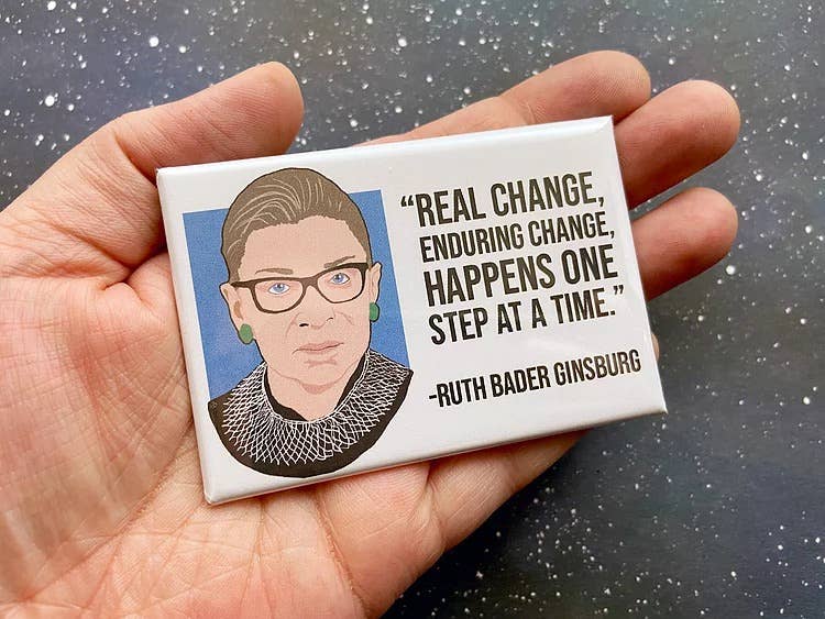 “Change” Ruth Bader Ginsburg Souvenir Magnet