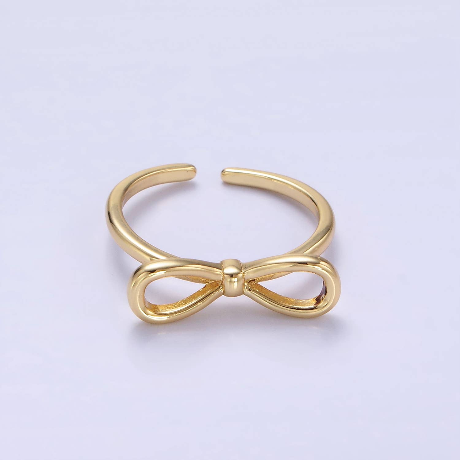 Open Bow Ring | 14K Gold Filled Minimalist Ribbon Gold