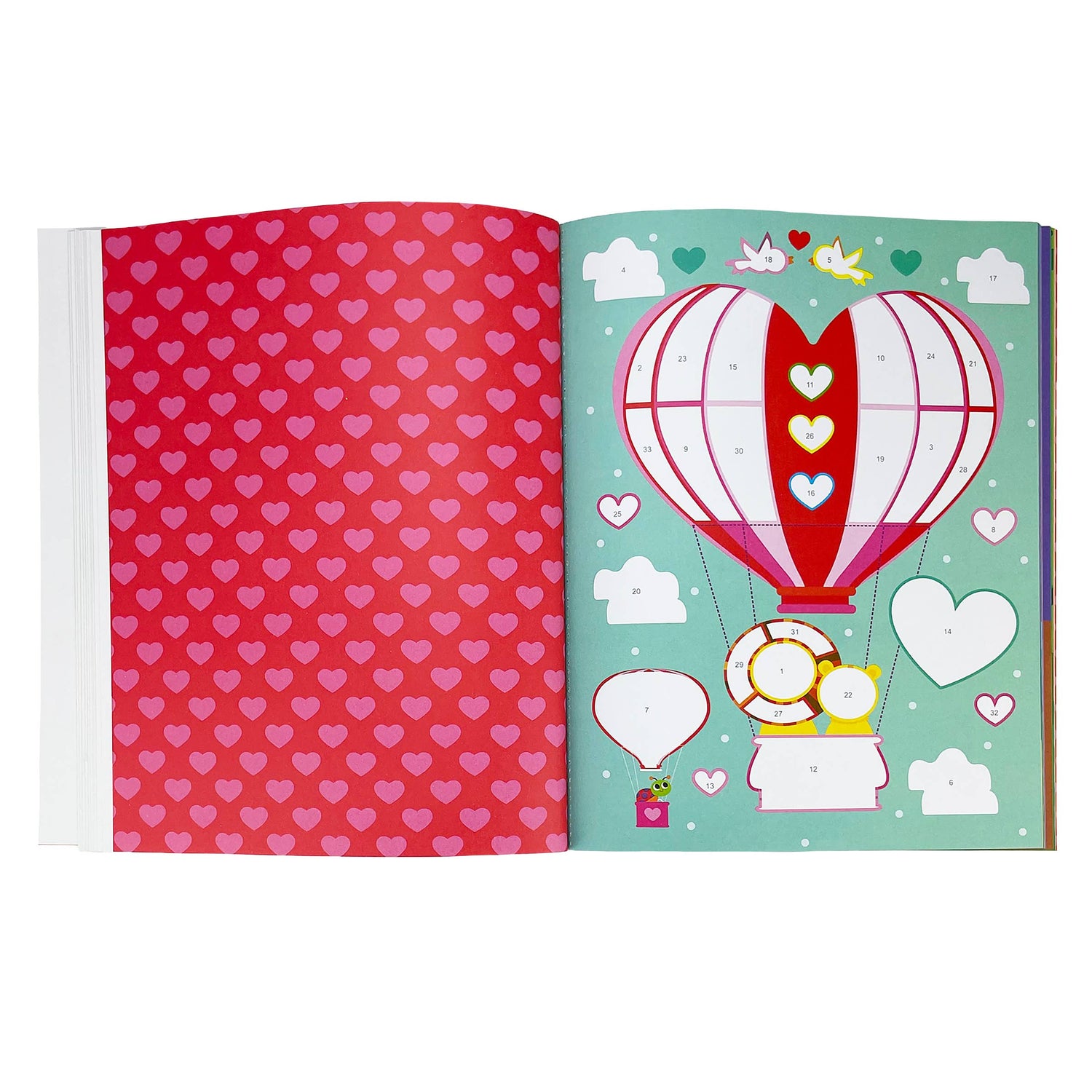 Valentine's Book | Day: My First Sticker by Number Activity Book