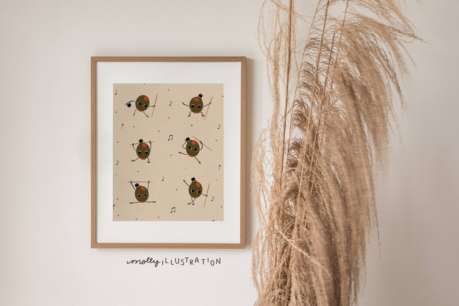 Art Print | Dancing Olive Print