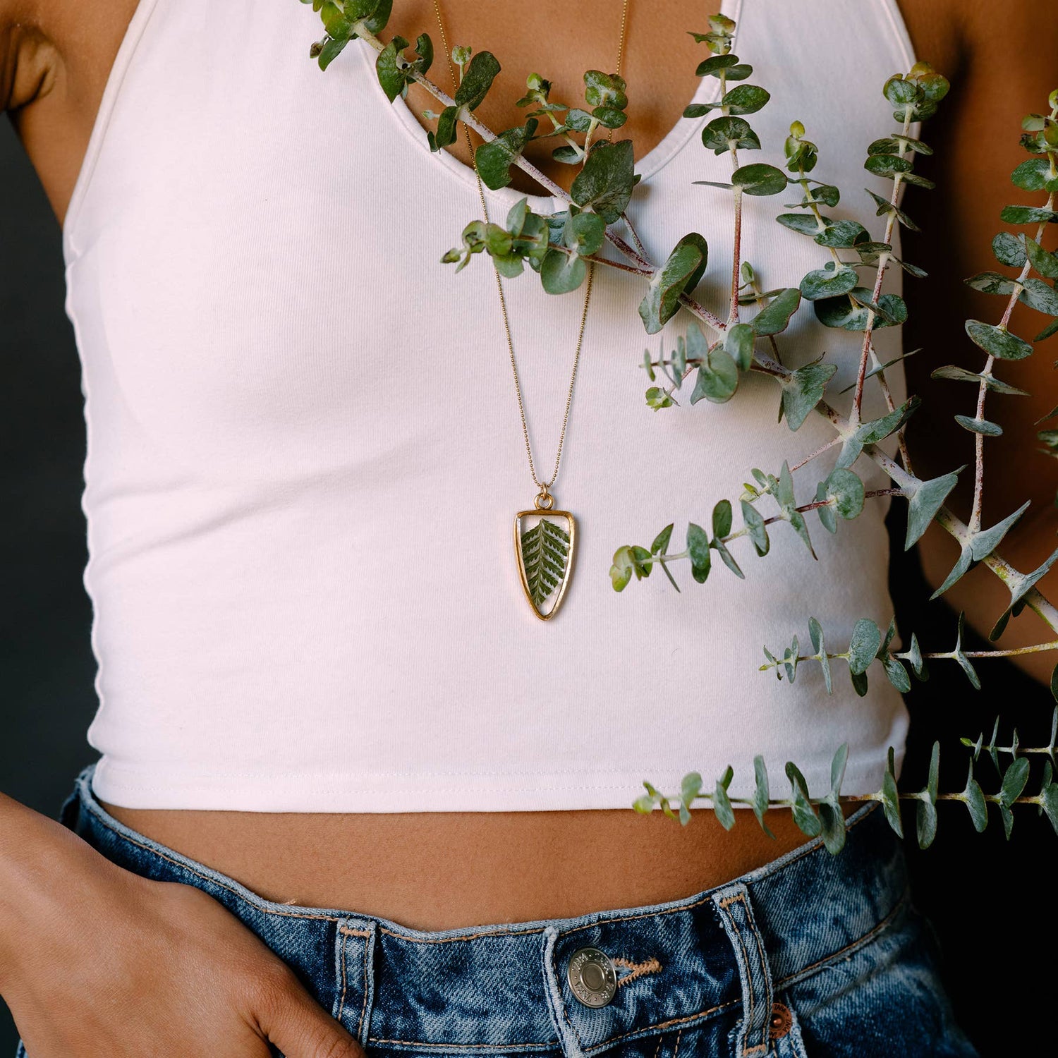 Necklace | The Pressed Fern Spike