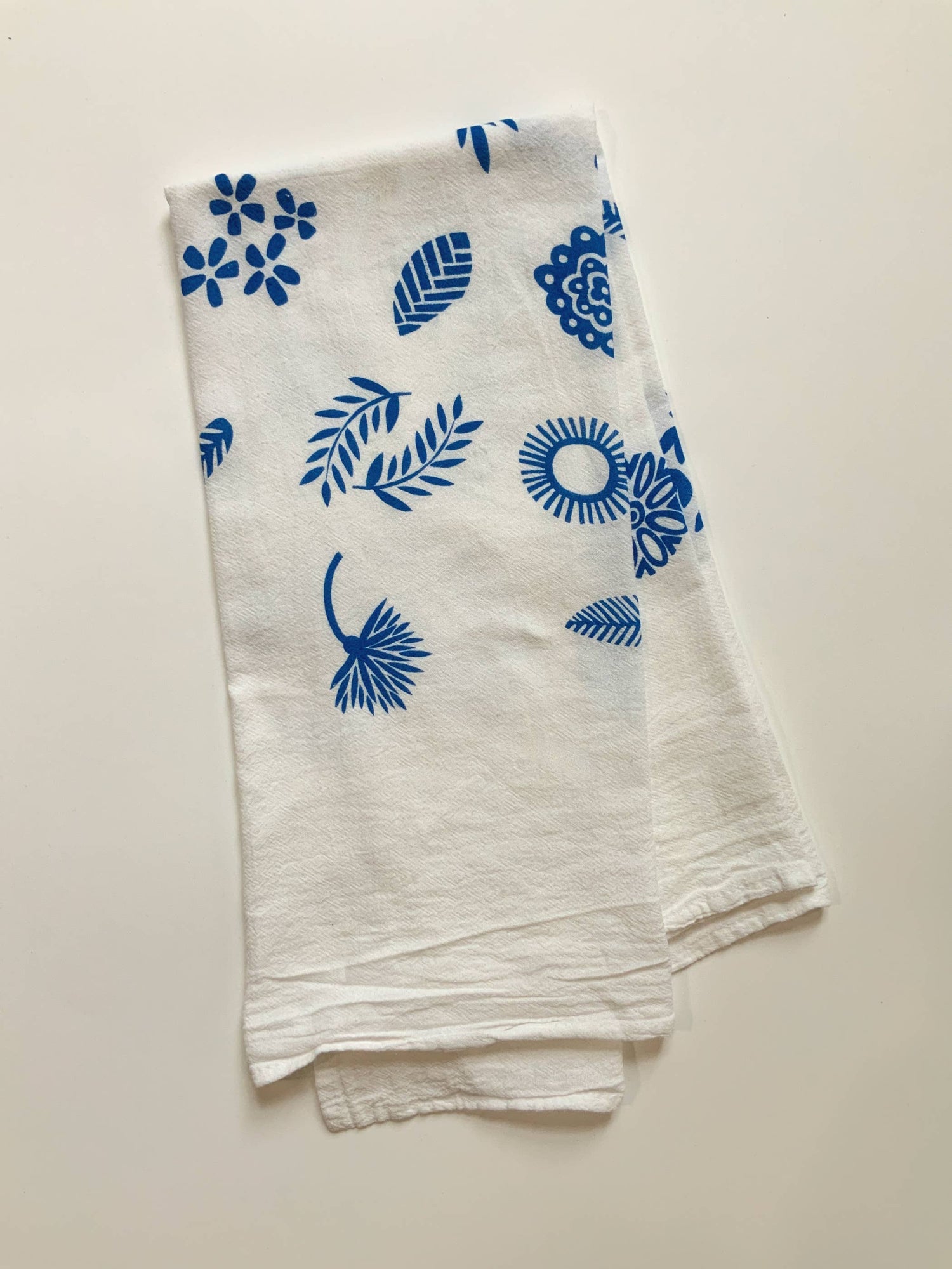 Kitchen Towel | Blue Garden Tea Towel