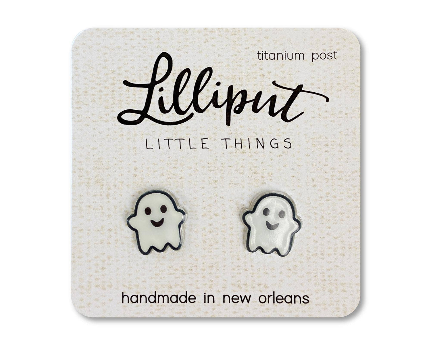 Sensitive Ears Studs | Cute Ghost Earrings