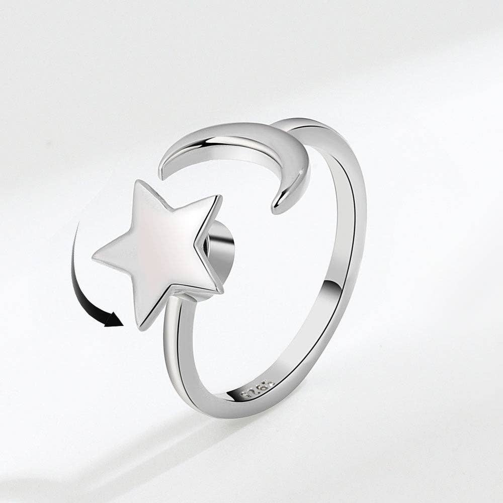 Spinner Ring | Moon Star