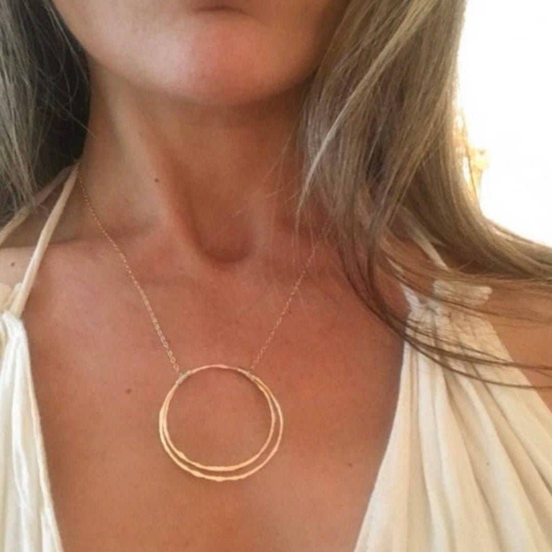 Necklace | Contiguous Circle - Gold