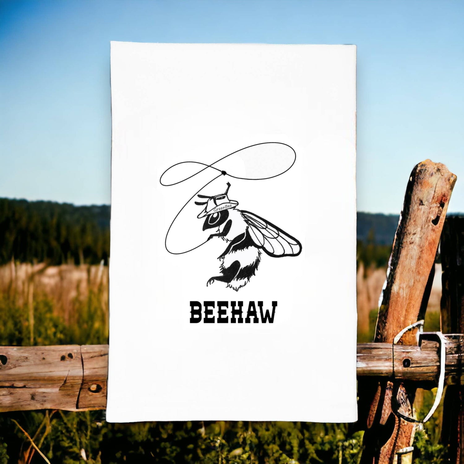 Kitchen Towel | BeeHaw Cowboy Bee Funny