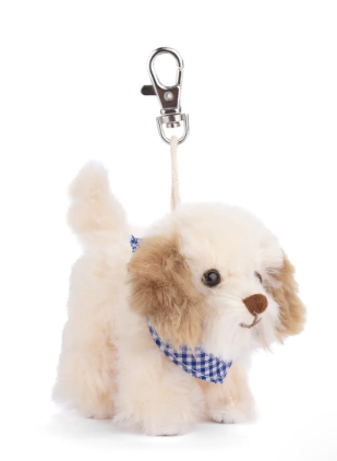 Bukowski Plush Bag Charm | Dog - Buddylina + Kharma