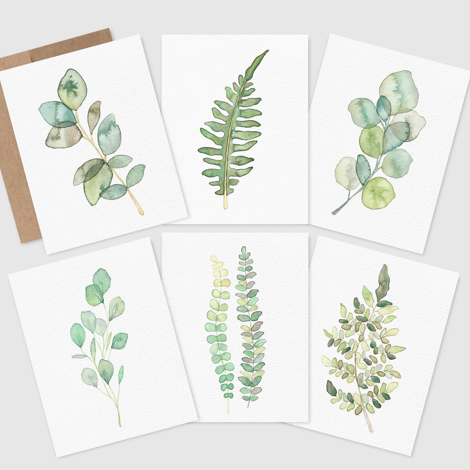 Notecards Set | Botanical Plant Cards