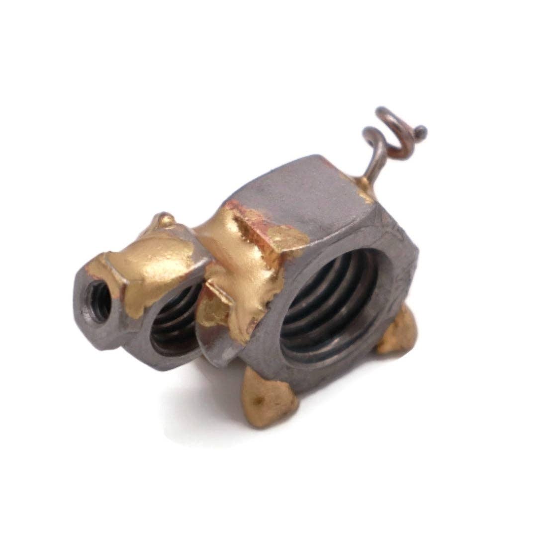 Handmade Metal Figurine | Pigs