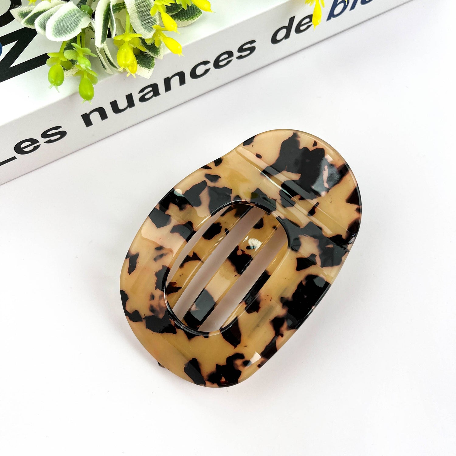 Flat Round Matte Hair Clips