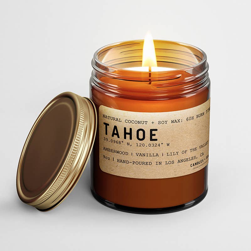 Lake Tahoe California Candle | Natural Coconut Soy Wax Candle
