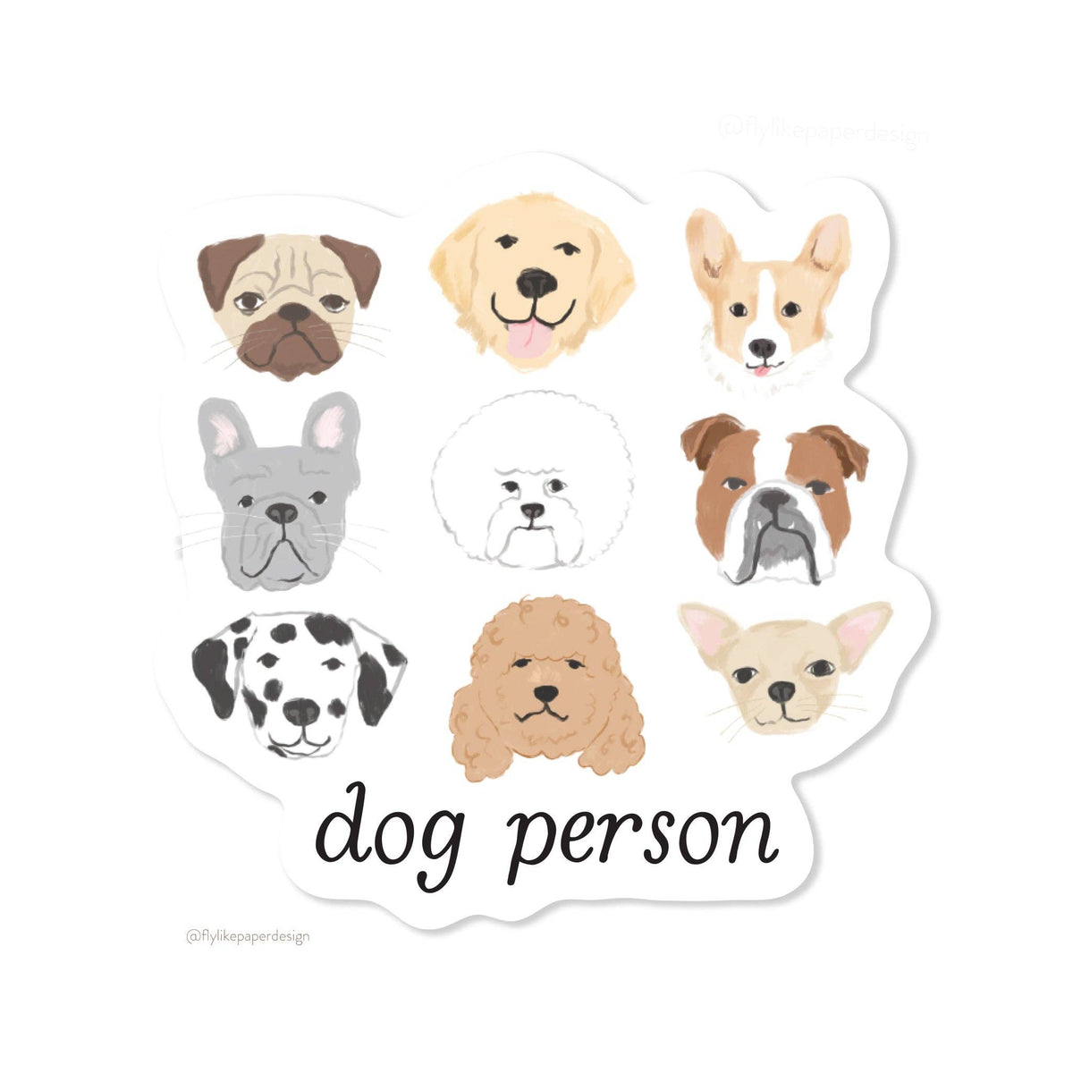 Dog Person Sticker