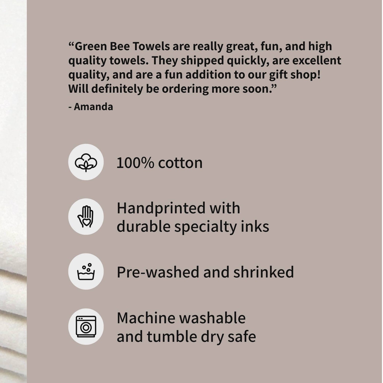 One Glass Away Kitchen Towel | Tea Towels | Sassy Dish Towel