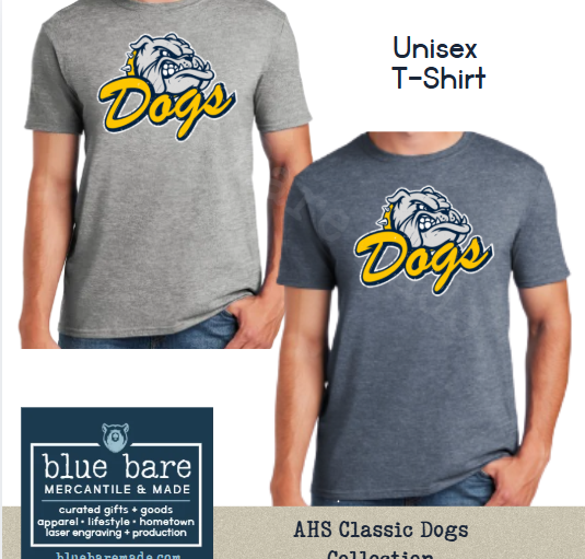 Unisex Crewneck Tee | AHS Bulldogs Classic Design
