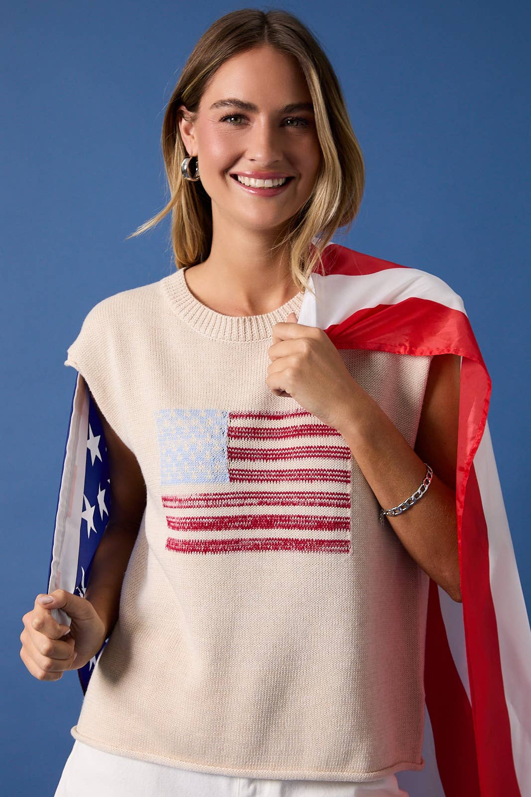 Women's | USA FLAG SWEATER