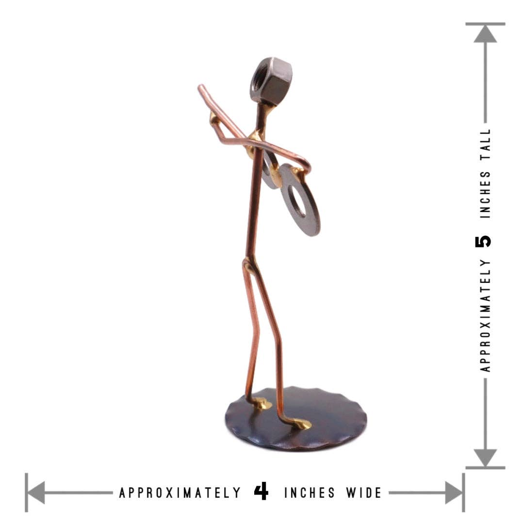 Handmade Metal Figurine | Guitar
