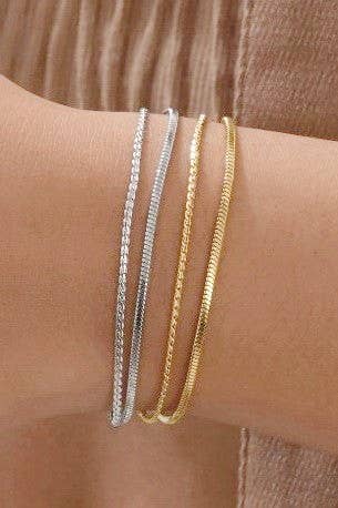 Layered Bracelet |18K STAINLESS STEEL TARNISH FREE Gold