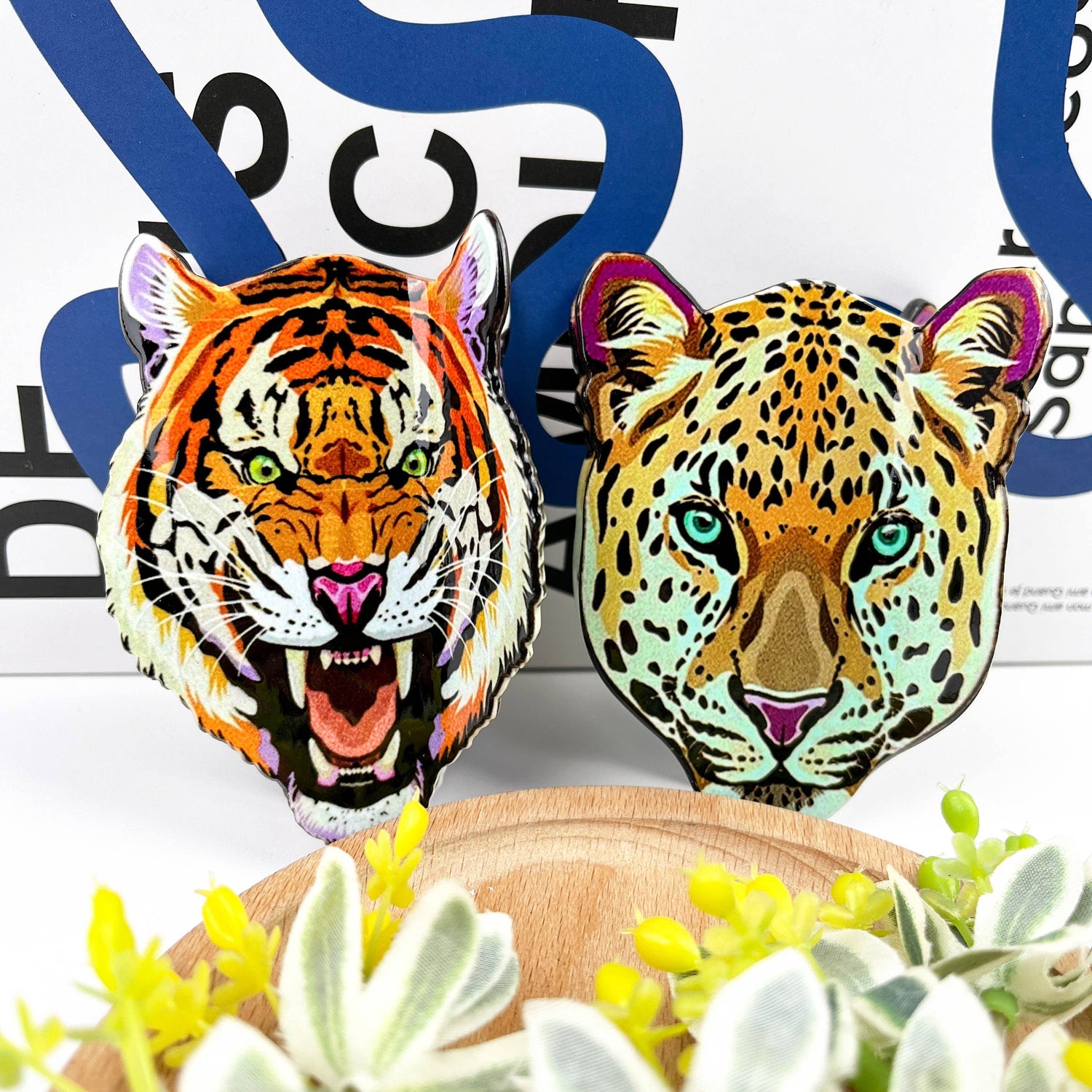 Hair Claw Clip | Tiger Head