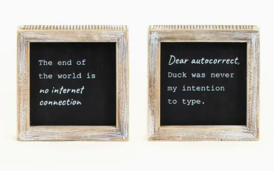 Framed Decor | Dear Autocorrect