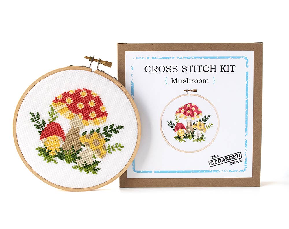 Cross Stitch Kit | Mushroom