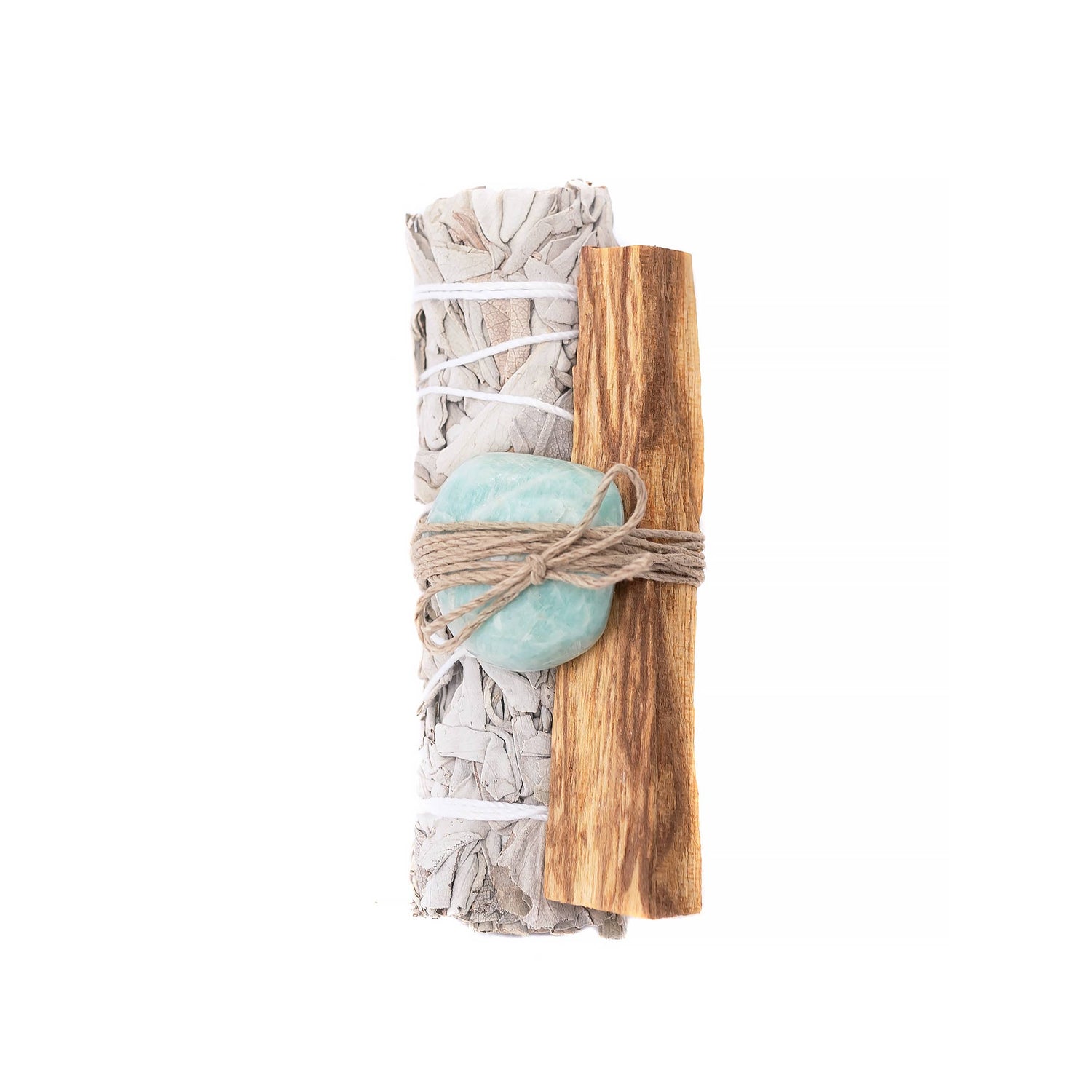 Sage Bundle | White Sage, Amazonite