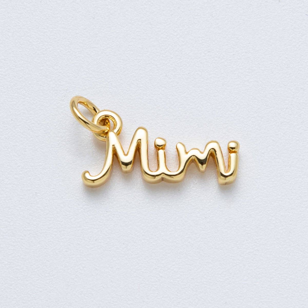 Charm Bar | 14K Gold Filled 16mm Grandma "Mimi" Minimalist Script