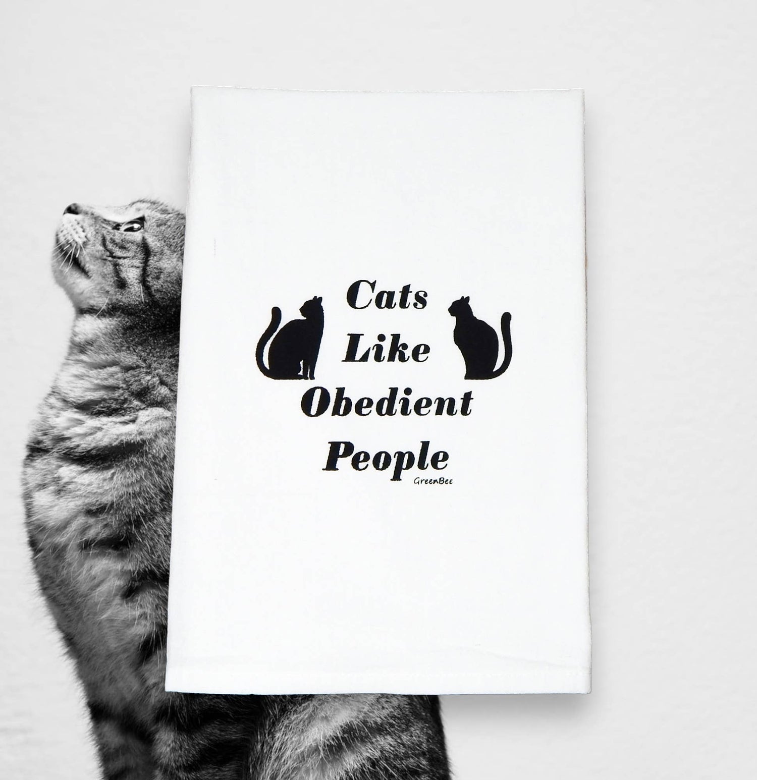 Kitchen Towel | Cats Like Obedient People