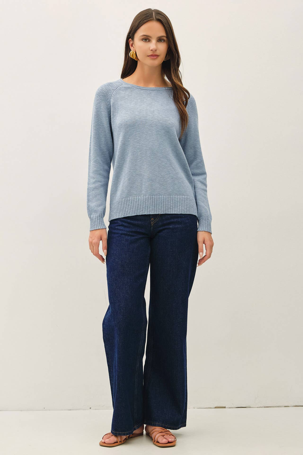Women's Roll Neck Sweater | Raglan Sleeve Pullover Sweater