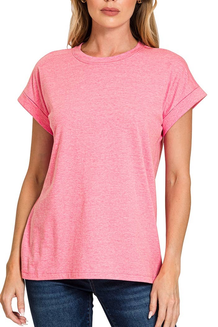 Women's T-Shirt | 100% Cotton Crew Neck Short Sleeve | GREY