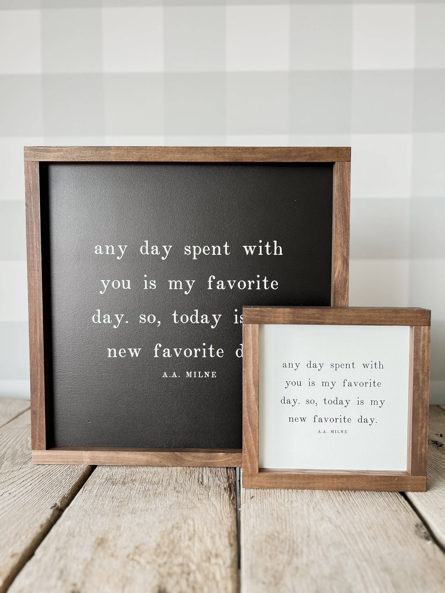 Handmade Framed Art Decor | Any Day Spent With You