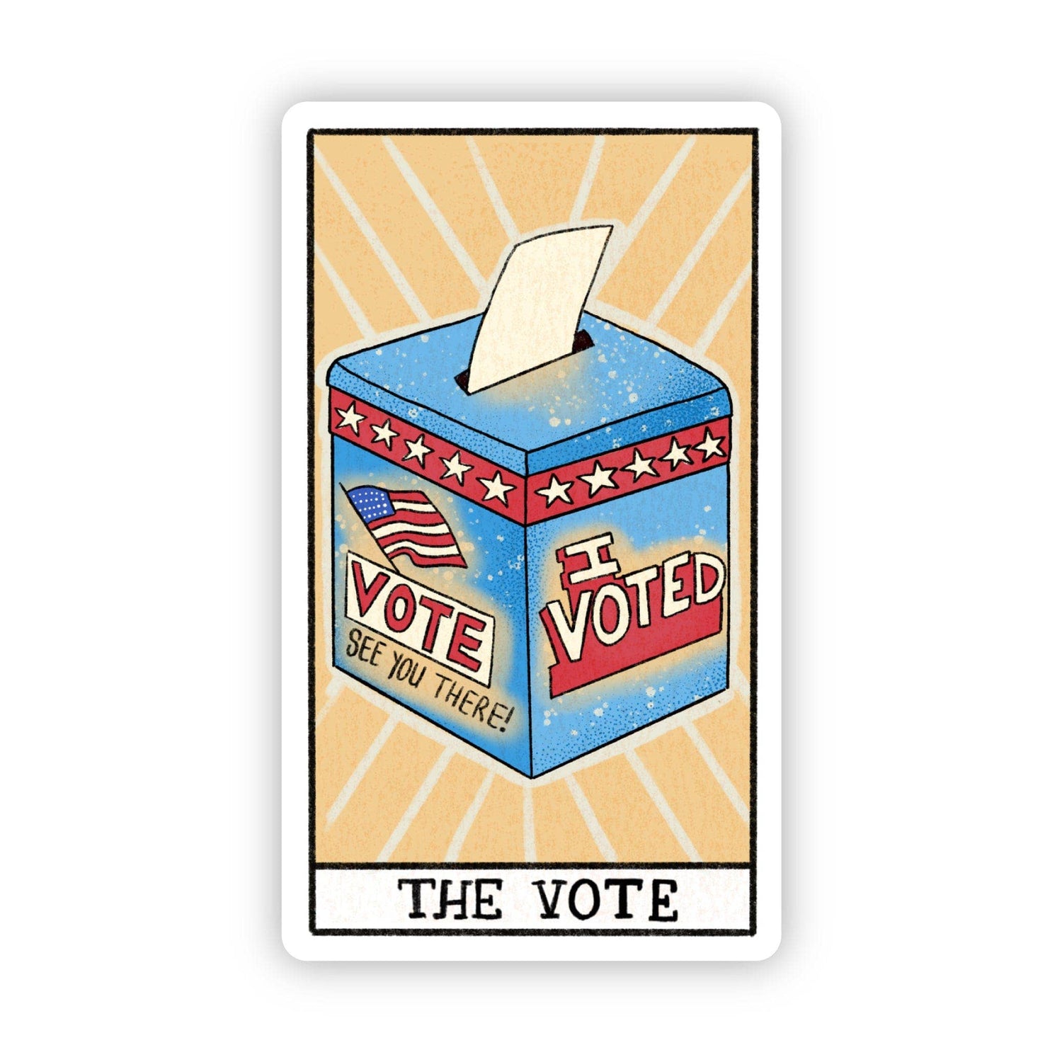 Sticker | "The Vote" Tarot Card