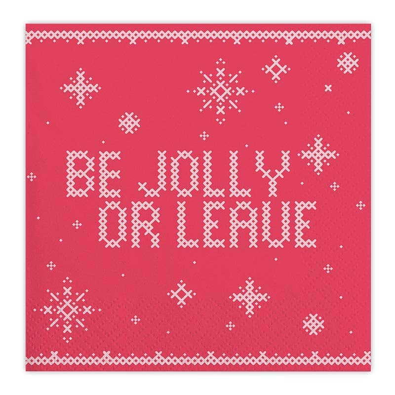 Paper Napkins | Be Jolly Or Leave