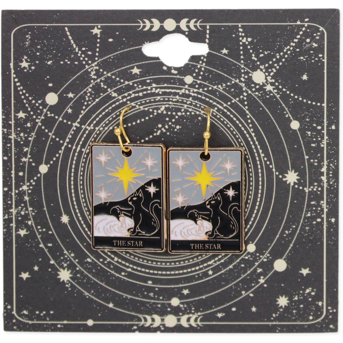 Earrings | In the Cards Star Tarot Enamel