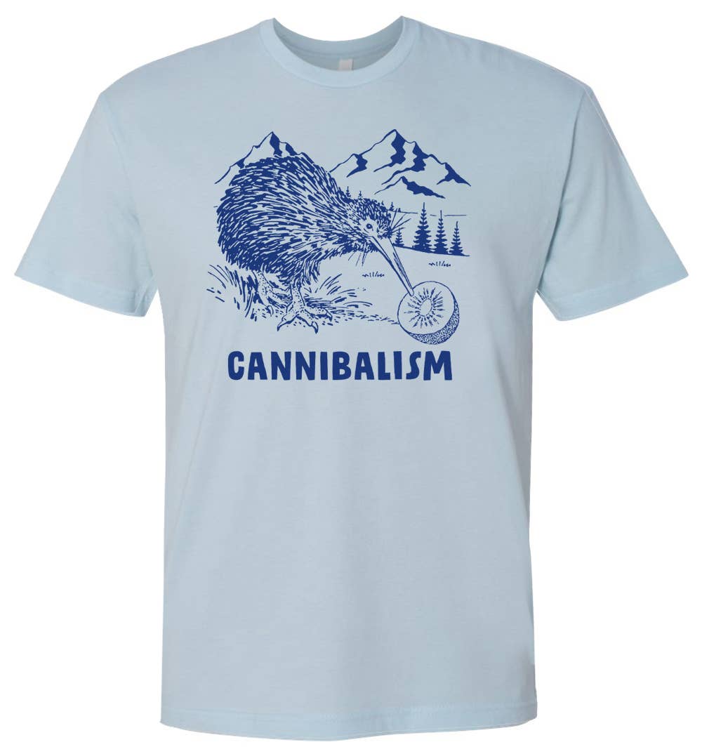 Unisex Tee| Kiwi Bird T Shirt Cannibalism Weird Funny Graphic Tee Ironic