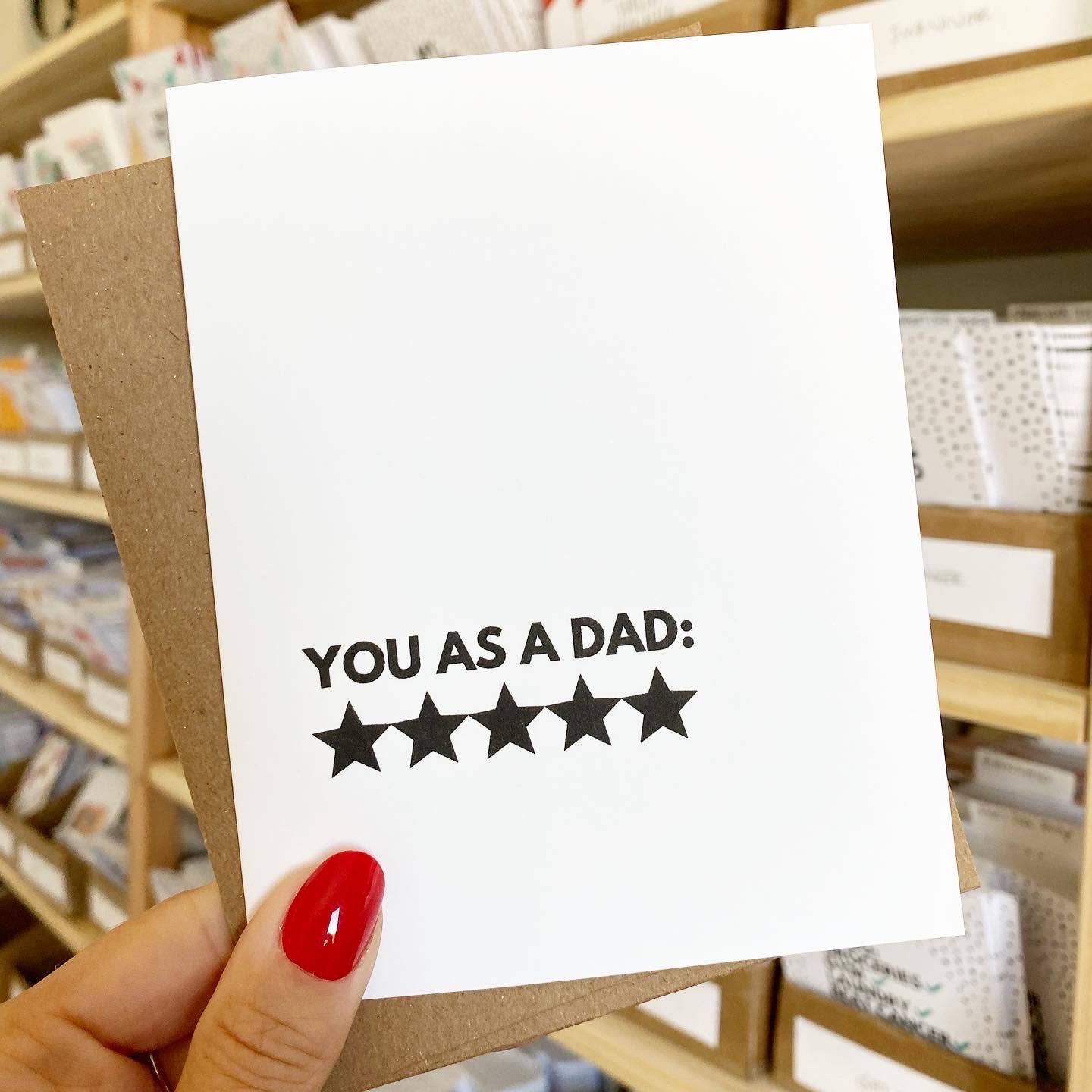 Greeting Card | Five Star Dad Funny Father's Day