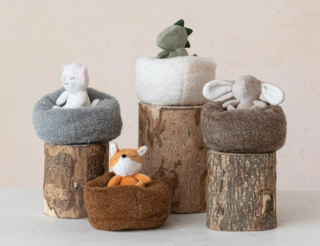 Mini Plush Animals with Beanbag Pillow