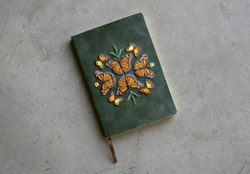 Notebook | Butterfly Dance Embroidered Journal