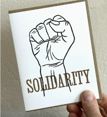 Greeting Card | Solidarity Fist