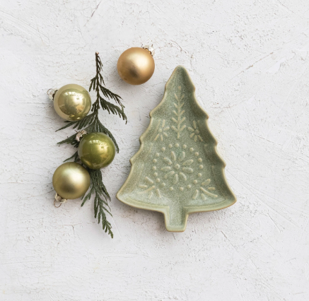 Stoneware Dish | Tree Shaped (large or mini)