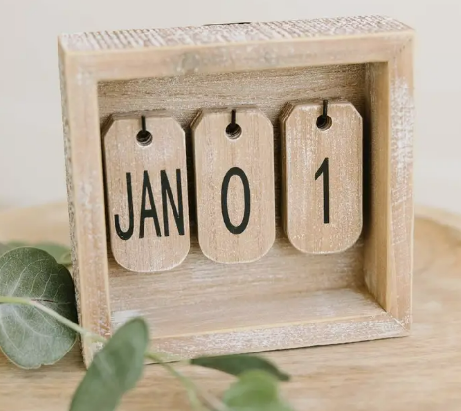 Calendar | Wood Framed Perpetual