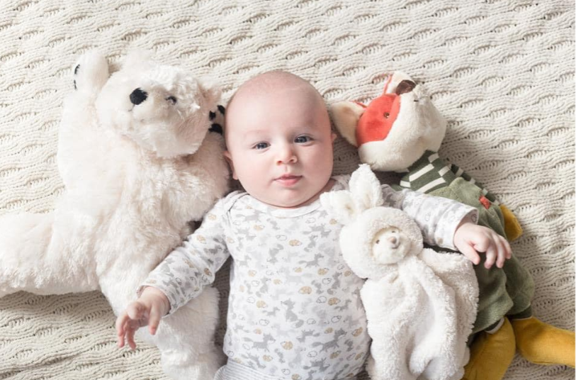 Bukowski Plush | ZIGGY Blankie Lovey - WHITE