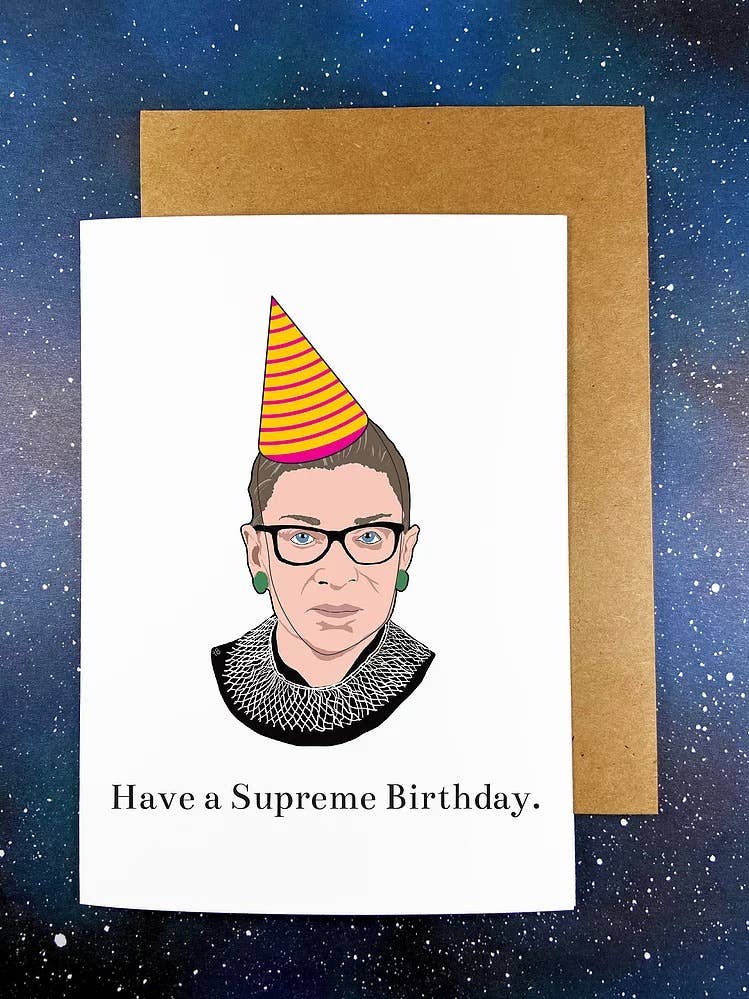 Greeting Card | “Supreme Birthday” Ruth Bader Ginsburg