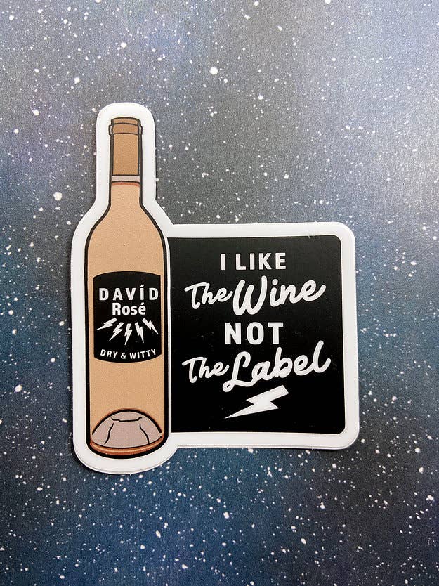Sticker | I Like The Wine - David Rose, Schitt's Creek