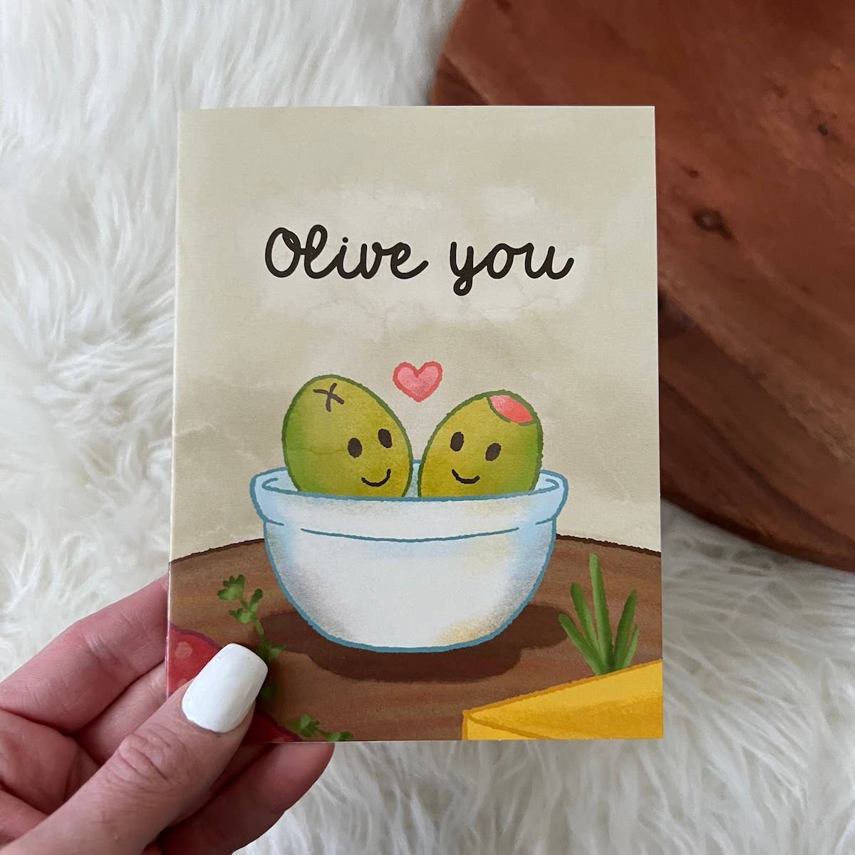 Greeting Card | "Olive You" Love