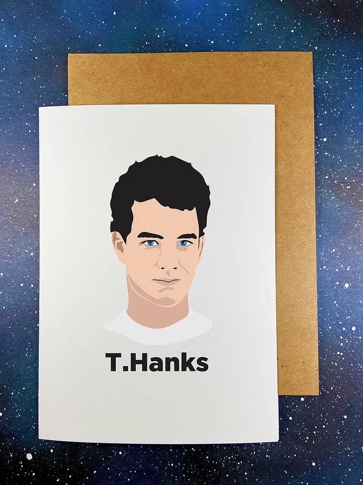 Greeting Card | “T.Hanks”  Tom Hanks Thank You