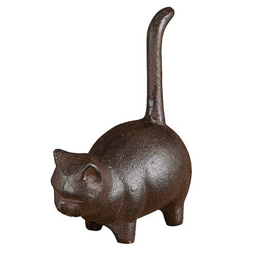 Door Stop | Iron Round Cat