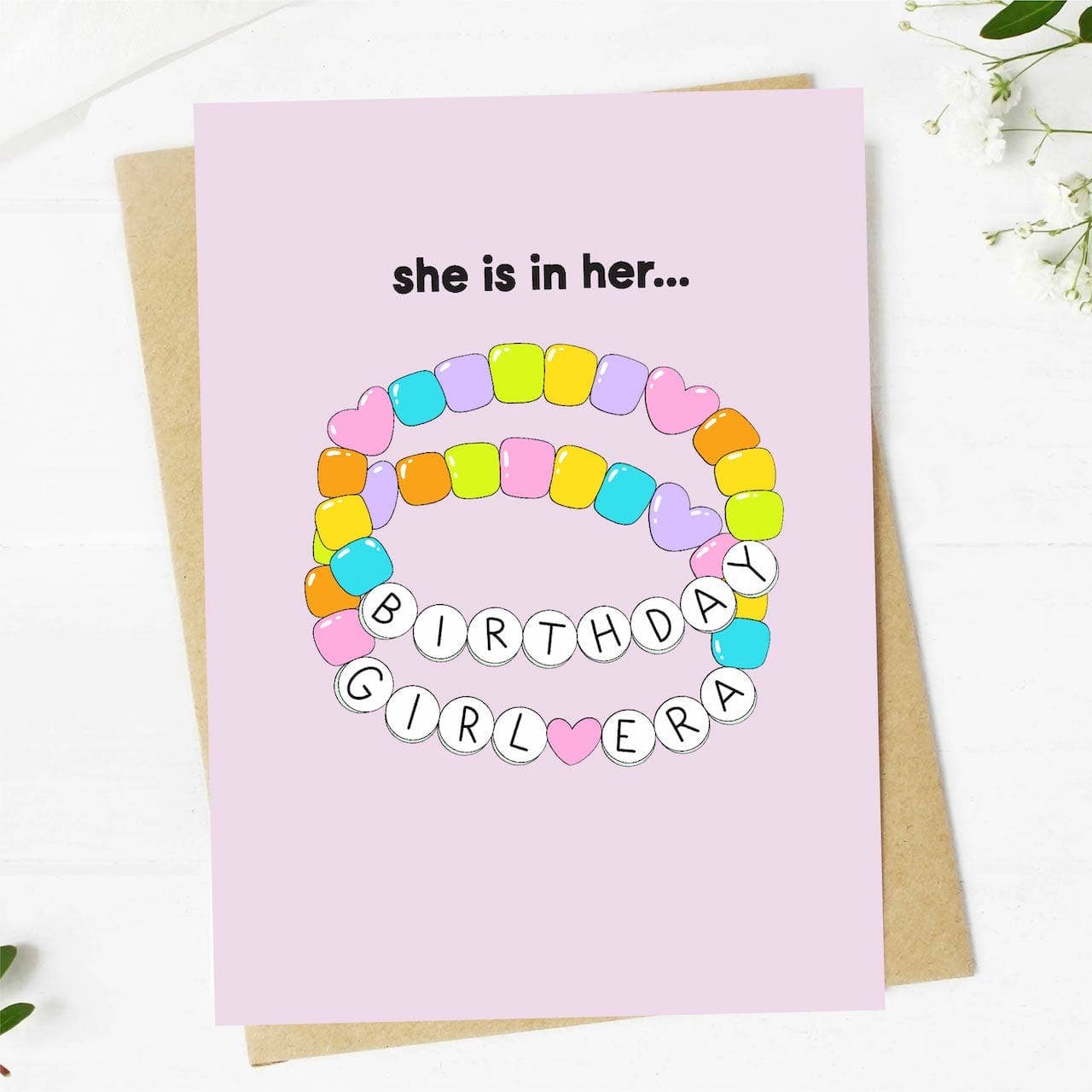 Greeting Card | "She is in her birthday girl era" Swiftie