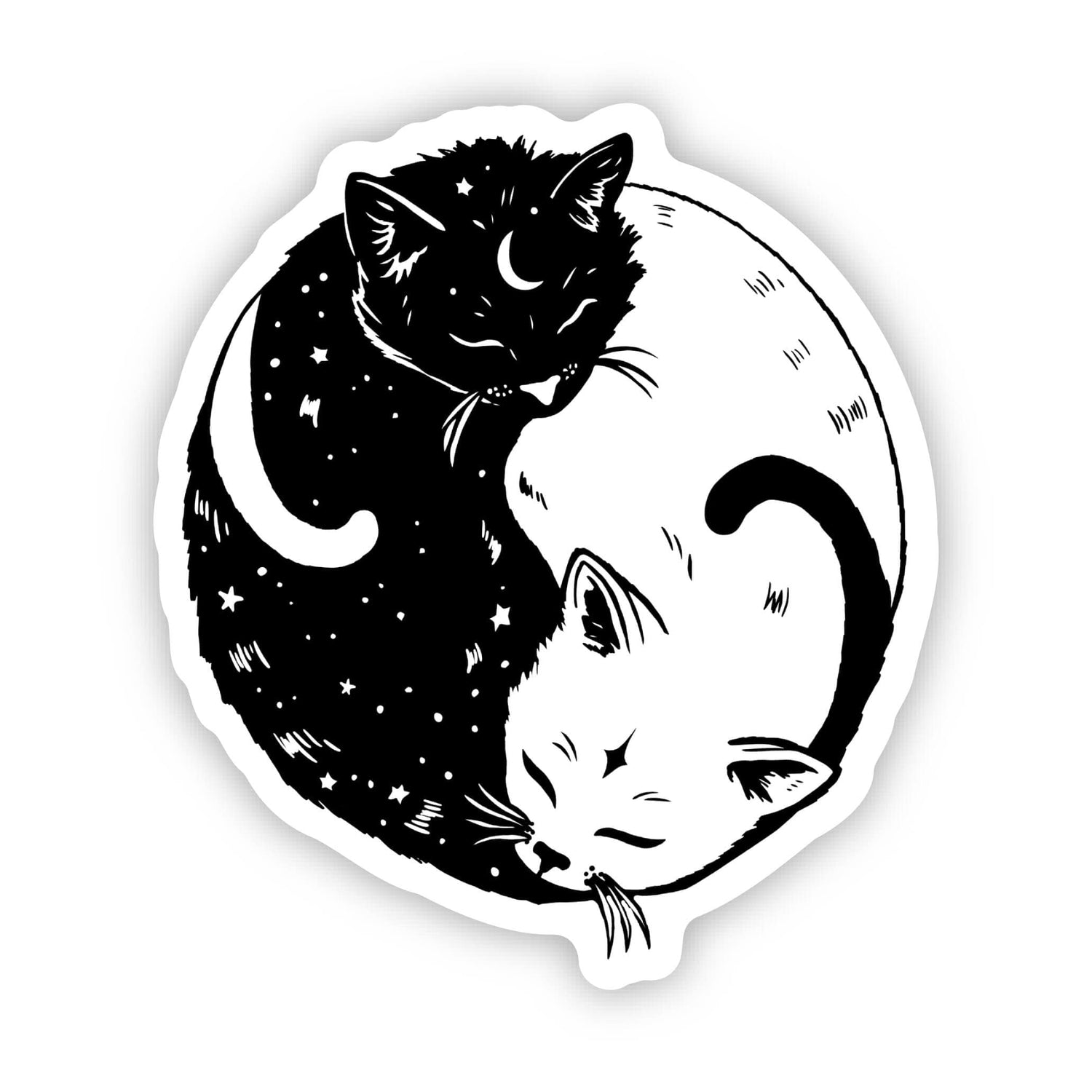 Sticker | Yin and Yang Cat